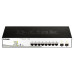 Коммутатор/ Smart L2 Switch 8х1000Base-T PoE, 2х1000Base-X SFP, PoE Budget 65W, Compact CLI