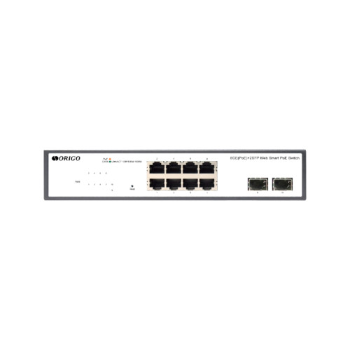 Unmanaged Switch 8x1000Base-T PoE, 2x1000Base-X SFP, PoE Budget 120W, 19