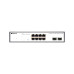 Unmanaged Switch 8x1000Base-T PoE, 2x1000Base-X SFP, PoE Budget 120W, 19