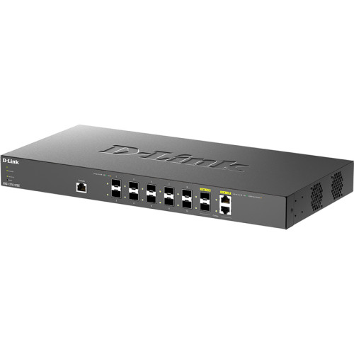 Коммутатор/ Smart L2+ Switch 10x10GBase-X SFP+, 2xCombo 10GBase-T/SFP+, CLI, RJ45 Console