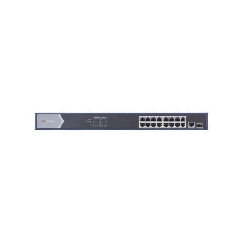 Коммутатор Hikvision DS-3E0518P-E 17x1Гбит/с 1SFP 16PoE+ 230W неуправляемый