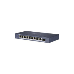 Коммутатор Hikvision DS-3E0510HP-E 9x1Гбит/с 1SFP 6PoE+ 2PoE++ 110W неуправляемый