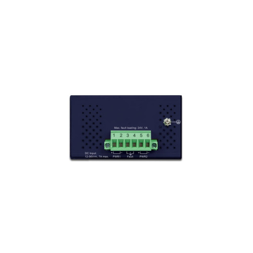 коммутатор/ PLANET IP30 Industrial 16-Port 10/100TX Ethernet Switch (-40~75 C, dual redundant power input on 12-48VDC / 24VAC terminal block)