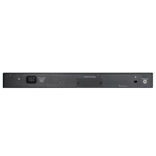 Коммутатор/ Управляемый L2+ стекируемый PoE-коммутатор, 48x1000Base-T PoE, 4x10GBase-X SFP+, PoE-бюджет 370 Вт (740 Вт с DPS-700), CLI, консольный порт RJ-45, RPS