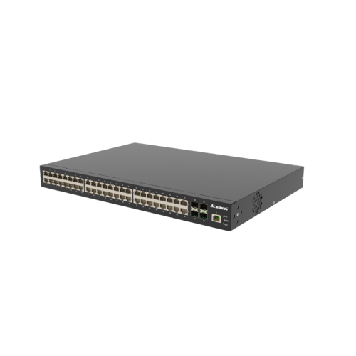 48xGE (RJ-45), 4x10G (SFP+); PoE+, 740 Вт; AC; исполнение 19'' , стекируемый;