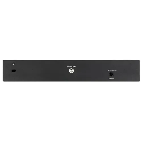 Коммутатор/ DGS-1210-10P/FL Managed L2 Switch 8x1000Base-T PoE, 2x1000Base-X SFP, PoE Budget 65W, Surge 6KV, CLI