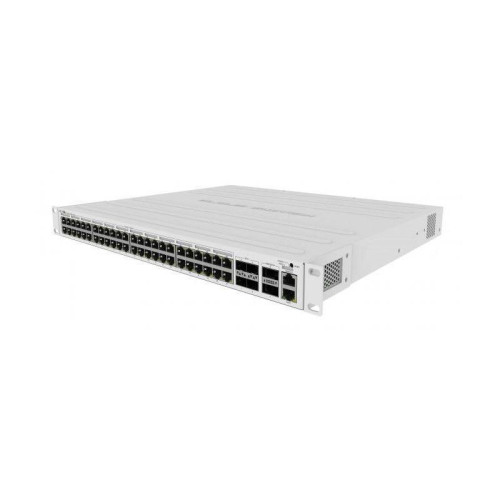 Коммутатор MikroTik CRS354-48P-4S+2Q+RM (L3) 1x100Мбит/с 48x1Гбит/с 4SFP+ 2xQSFP+ 48PoE+ 700W управляемый
