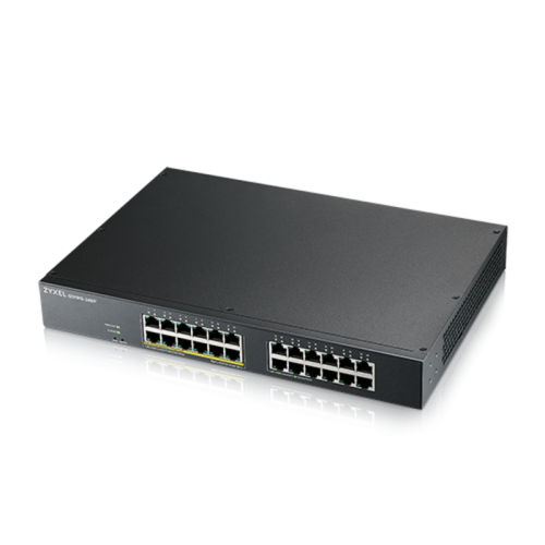 Коммутатор/ Zyxel NebulaFlex GS1915-24EP Hybrid Smart L2 PoE+ Switch, 19