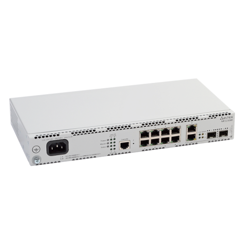 Ethernet-коммутатор MES2308R, 8 портов 10/100/1000 Base-T, 2 комбо-порта 10/100/1000 Base-T/100/1000 Base-X (SFP), L3, 220V AC