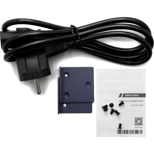 Коммутатор Hikvision DS-3E0326P-E(C) (L2) 24x1Гбит/с 2xКомбо(1000BASE-T/SFP) 24PoE 370W неуправляемый Коммутатор Hikvision DS-3E0326P-E(C) (L2) 24x1Гбит/с 2xКомбо(1000BASE-T/SFP) 24PoE 370W неуправляемый