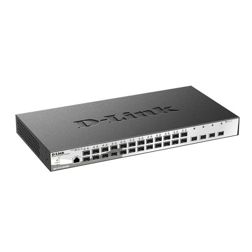Управляемый L2 коммутатор/ Управляемый L2 коммутатор, 24x1000Base-X SFP, 4x10GBase-X SFP+, CLI, консольный порт RJ-45, RPS, поддержка Dying Gasp