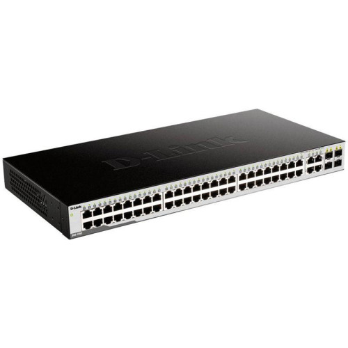Коммутатор D-Link DGS-1052/A 48x1Гбит/с 4xКомбо(1000BASE-T/SFP) неуправляемый