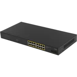 Коммутатор/ 16-Port Gigabit PoE+ Switch with 2 Gigabit SFP ports 200W