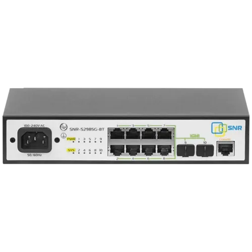 Коммутатор/ Управляемый коммутатор уровня 2 SNR-S2985G-8T