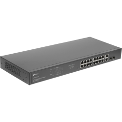 Коммутатор TP-Link TL-SG1218MPE (L2) 18x1Гбит/с 2xКомбо(1000BASE-T/SFP) 16PoE+ 192W управляемый