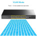 Коммутатор/ 24-Port Layer 2 Managed Gigabit PoE+ Switch with 4 Gigabit Combo Ports, 300W Коммутатор/ 24-Port Layer 2 Managed Gigabit PoE+ Switch with 4 Gigabit Combo Ports, 300W