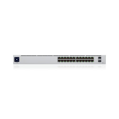 Коммутатор/ 24-port, Layer 2 PoE switch with a fanless cooling system.95W total PoE availability