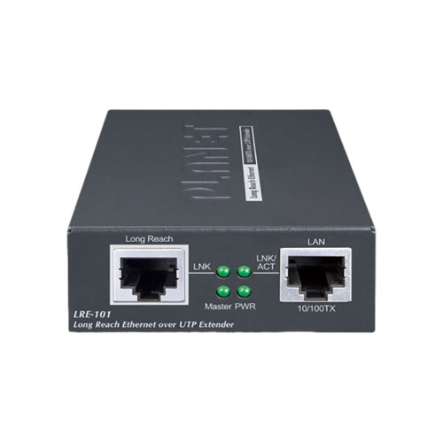 коммутатор/ PLANET 1-Port 10/100TX Ethernet over Coaxial Long Reach Ethernet Extender(Up to 2000 meters coaxial cable, Master/Slave mode DIP switch)