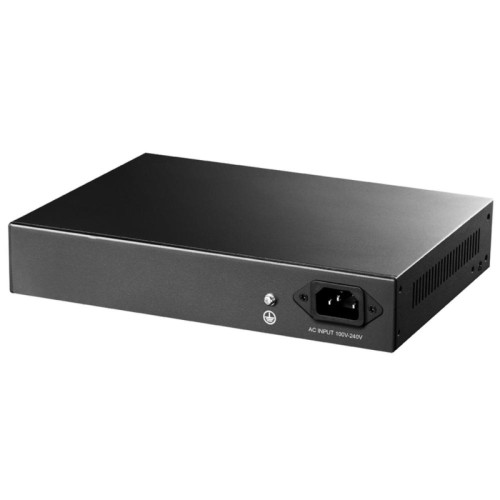 Коммутатор/ 8 RJ-45 10/100/1000M PSE ports +2 RJ45 10/100/1000 Uplink Port Unmanaged PoE+ Switch 120W, 802.3af/at standard,Alternative 1/2(+),3/6(-), Steel Case, Watchdog, 120W internal Коммутатор/ 8 RJ-45 10/100/1000M PSE ports +2 RJ45 10/100/1000 Uplink Port Unmanaged PoE+ Switch 120W, 802.3af/at standard,Alternative 1/2(+),3/6(-), Steel Case, Watchdog, 120W internal