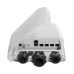 Коммутатор/ FiberBox Plus CRS305-1G-4S+OUT with 800MHz CPU, 256MB RAM, 1xGigabit LAN, 4 x SFP+ cages, RouterOS L5 or SwitchOS (dual boot), IP66 compliant outdoor enclosure, mounting kit, PSU, PoE injector