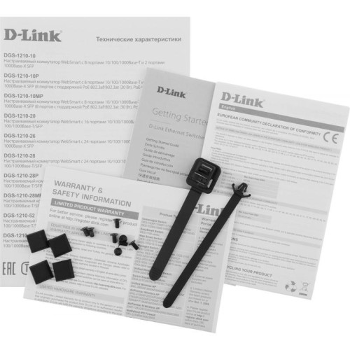 Коммутатор D-Link DGS-1210-10MP/FL (L2) 8x1Гбит/с 2SFP 8PoE+ 130W управляемый Коммутатор D-Link DGS-1210-10MP/FL (L2) 8x1Гбит/с 2SFP 8PoE+ 130W управляемый