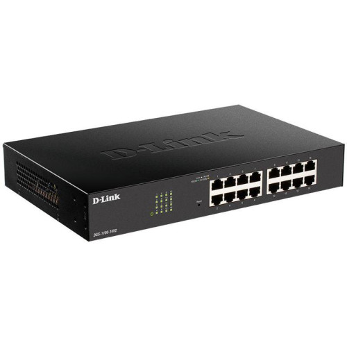 Коммутатор D-Link DGS-1100-16V2/A (L2) 16x1Гбит/с управляемый