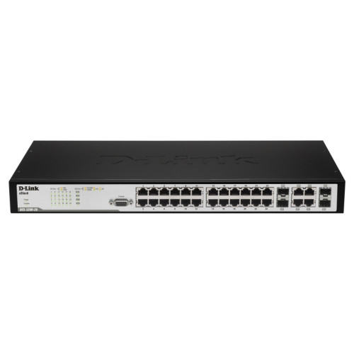 Коммутатор/ DES-3200-28_RFB/A1 Refurbished unit, clean, fully tested, well-packed with power cable and 19' rack mounts.Managed L2 Switch 24x100Base-TX, 2x1000Base-X SFP, 2xCombo 1000Base-T/SFP, Surge 6KV, CLI, RJ45 Console, Dying Gasp, H/W A1.