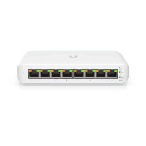 Коммутатор/ 8-port, Layer 2 PoE switch supporting silent fanless cooling. 52W total PoE availability