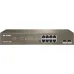 Неуправляемый PoE коммутатор с 8 Гигабитными портами PoE и 2 SFP портами. Неуправляемый PoE коммутатор с 8 Гигабитными портами PoE и 2 SFP портами.