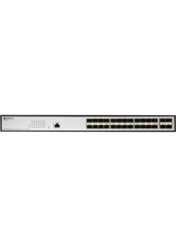 Коммутатор/ Managed L3 Switch 24x1000Base-X SFP, 4x10GBase-X SFP+, RJ45 Console, 19