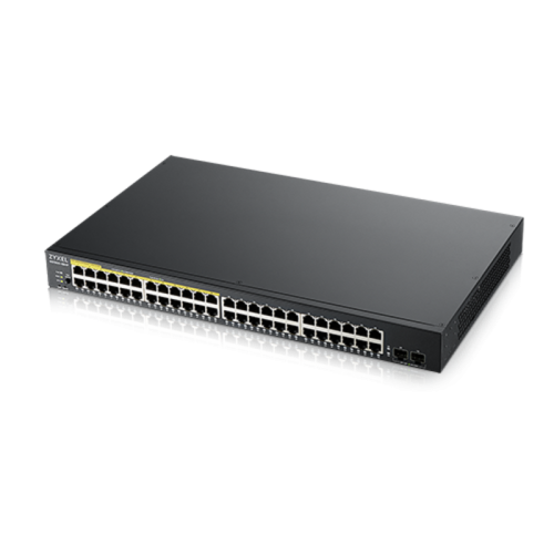 Kоммутатор/ Zyxel GS1900-48HPv2 Smart L2 PoE + switch, rack 19 Kоммутатор/ Zyxel GS1900-48HPv2 Smart L2 PoE + switch, rack 19