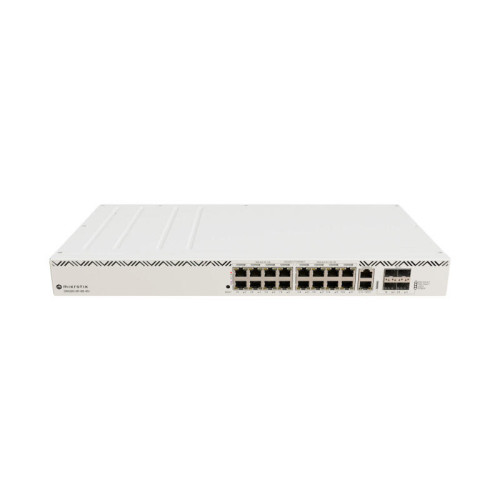Коммутатор/ CRS320-8P-8B-4S+RM Cloud Router Switch with dual-core 800 MHz CPU, 256 MB RAM, 98DX226S switch chip, 17 x Gigabit Eth ports (8 x 802.3af/at, 8 x 802.3bt PoE-out), 4 x 10G SFP+ ports, RouterOS L5, 1U rackmount enclosure, 600W PSU Коммутатор/ CRS320-8P-8B-4S+RM Cloud Router Switch with dual-core 800 MHz CPU, 256 MB RAM, 98DX226S switch chip, 17 x Gigabit Eth ports (8 x 802.3af/at, 8 x 802.3bt PoE-out), 4 x 10G SFP+ ports, RouterOS L5, 1U rackmount enclosure, 600W PSU