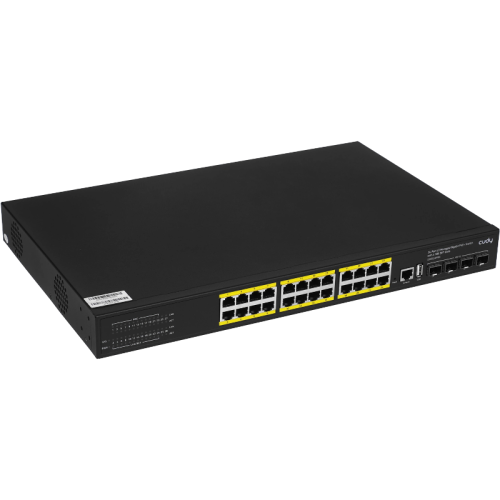 Коммутатор Cudy GS5024PS4-400W (L3) 24x1Гбит/с 4SFP+ 24PoE+ 400W управляемый