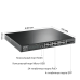 Коммутатор/ JetStream 28-port Gigabit L2+ Managed Switch with 24-port PoE+, PoE budget up to 384W, support SDN UKplug