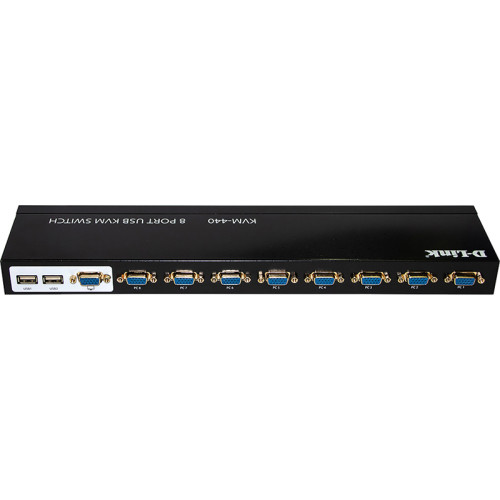 Коммутатор/ KVM-440 8-port KVM Switch, VGA+USB ports