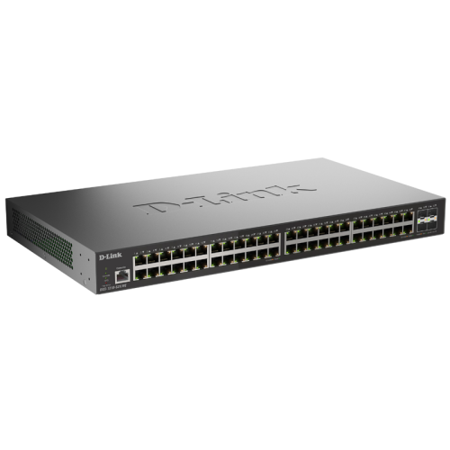 Коммутатор/ Управляемый L2 коммутатор, 48x1000Base-T, 4x10GBase-X SFP+, защита от статического электричества до 6 кВ, CLI, консольный порт RJ-45, RPS, поддержка Dying Gasp