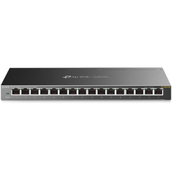 Коммутатор/ 16-Port Gigabit Easy Smart Switch, 16 Gigabit RJ45 Ports, Desktop Steel Case, MTU/Port/Tag-based VLAN, QoS, IGMP Snooping, Web/Utility Management