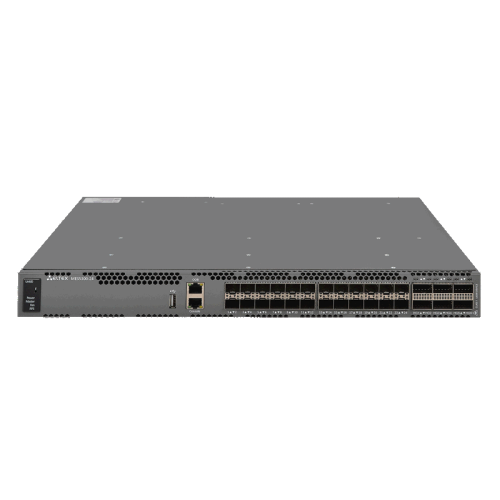 Ethernet-коммутатор MES5300-24, 24 x 1000BASE-X (SFP)/10GBASE-R (SFP+), 6 x 40GBASE-R (QSFP+) /100GBASE-R (QSFP28), L3, 2 слота для модулей питания