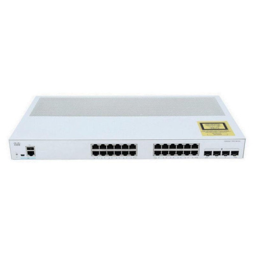 Коммутатор CISCO Catalyst 1000 24x 10/100 RJ-45 PoE+, 2x SFP/RJ-45 combo and 2 SFP uplinks, PoE+ 195W, Fanless, C1000FE-24P-4G-L