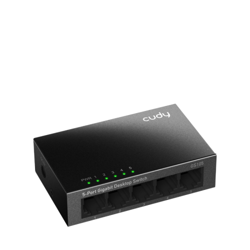 Коммутатор/ 5-Port Gigabit Ethernet Splitter,5 10/100/1000M RJ45 Ports, Loop Detection, USB-C Power Input, Plug & Play