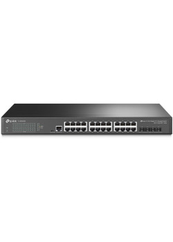Коммутатор/ JetStream 24-Port Gigabit L2+ Managed Switch with 4 10GE SFP+ Slots