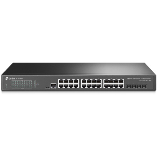 Коммутатор/ JetStream 24-Port Gigabit L2+ Managed Switch with 4 10GE SFP+ Slots