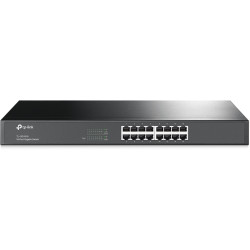 16-port Gigabit Switch, 16 10/100/1000M RJ45 ports, 1U 19-inch rack-mountable steel case