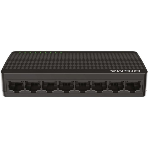 Коммутатор Digma DSW-108GE DSW-108GEV2 (L2) 8x1Гбит/с неуправляемый
