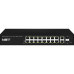 Коммутатор Gigabit Ethernet управляемый на 18 RJ45 + 2 GE SFP порта. Порты: 18 x GE (10/100/1000 Base-T) Коммутатор Gigabit Ethernet управляемый на 18 RJ45 + 2 GE SFP порта. Порты: 18 x GE (10/100/1000 Base-T)