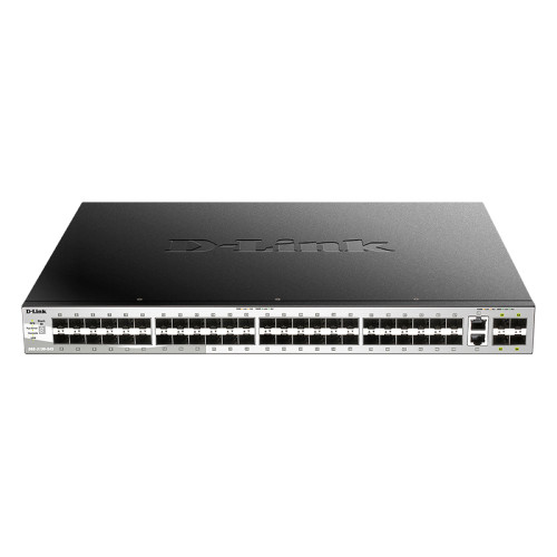 Коммутатор/ DGS-3130-54S Managed L3 Stackable Switch 48x1000Base-X SFP, 2x10GBase-T, 4x10GBase-X SFP+, CLI, 1000Base-T Management, RJ45 Console, USB, RPS, Dying Gasp