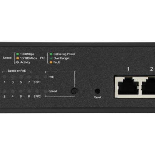 Коммутатор TP-Link SG2210MP (L2+) 8x1Гбит/с 2SFP 8PoE+ 150W управляемый