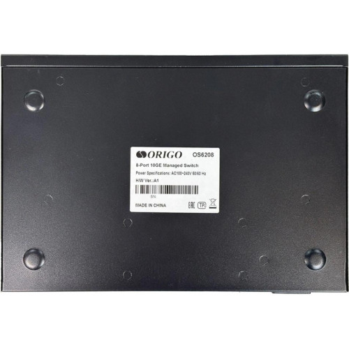Коммутатор Origo OS6208 OS6208/A1A (L3) 8x10Гбит/с управляемый