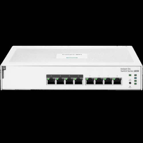 Коммутатор HPE JL811A HPE Aruba Instant On 1830 8G Web-managed  4p Class4 PoE 65W fanless Switch