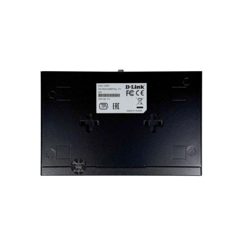 Коммутатор D-Link DGS-1008P/F3A PoE-коммутатор, 8x1000Base-T (4x1000Base-T PoE), PoE-бюджет 60 Вт, корпус металл